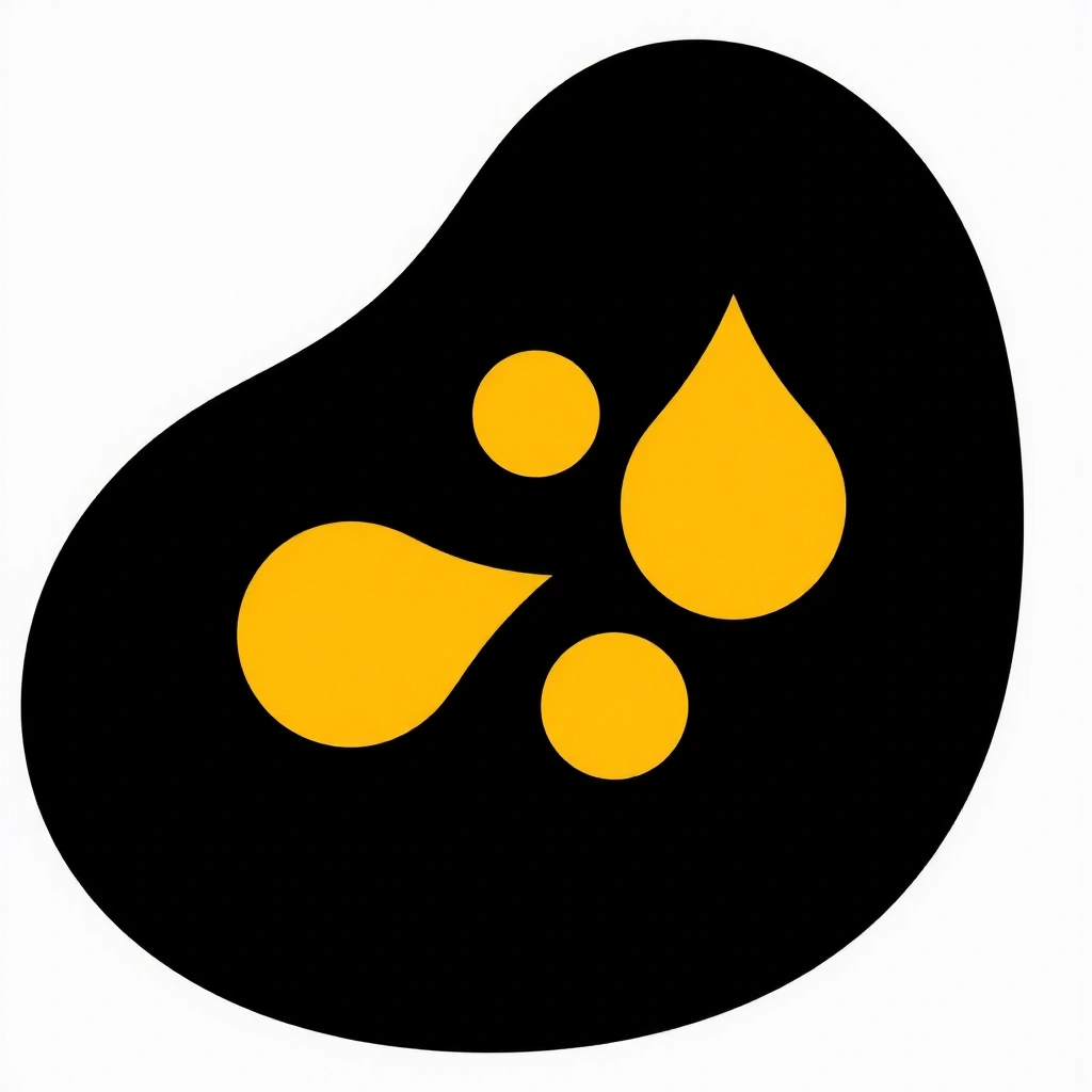 Gotas de aceite concentrado